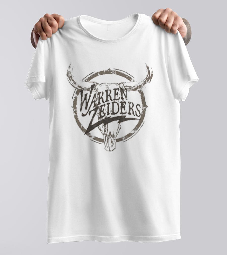 Warren Zeiders Desert Bullhead Logo Circle Antlers T-Shirt