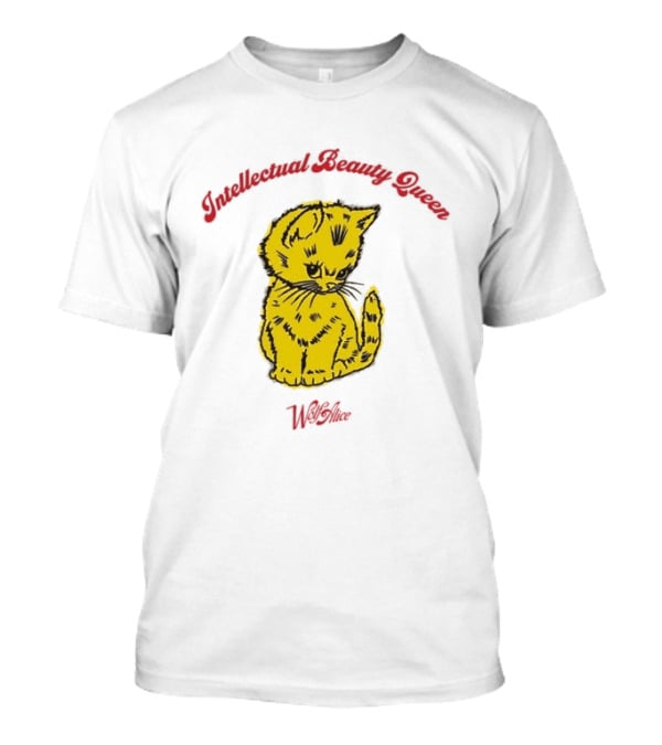 Wolf Alice Intellectual Beauty Queen Cat Drawing T-Shirt