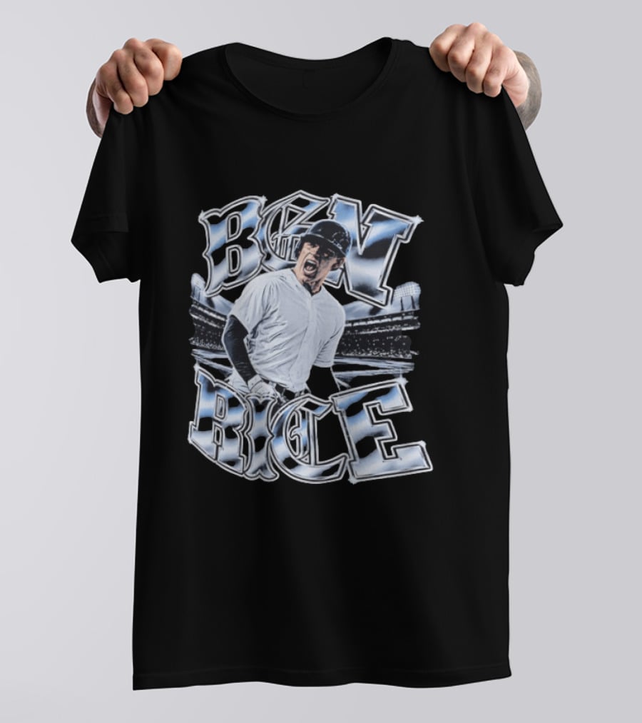 Ben Rice New York Yankees October Power Baseball Stadium T-Shirt