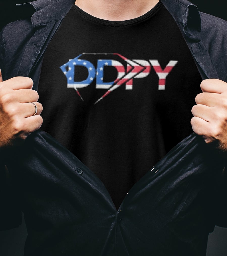 Ddpy Diamond American Flag Stars Stripes T-Shirt