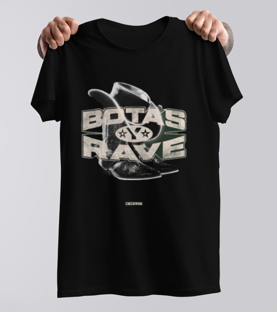 Deorro Store Botas Y Rave Cowboy Boots Forrest Green T-Shirt