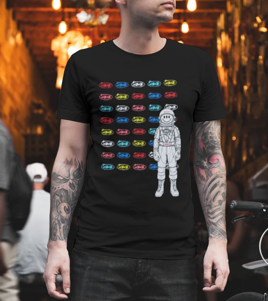 Plus44 Spaceman Heavyweight Astronaut Smile T-Shirt