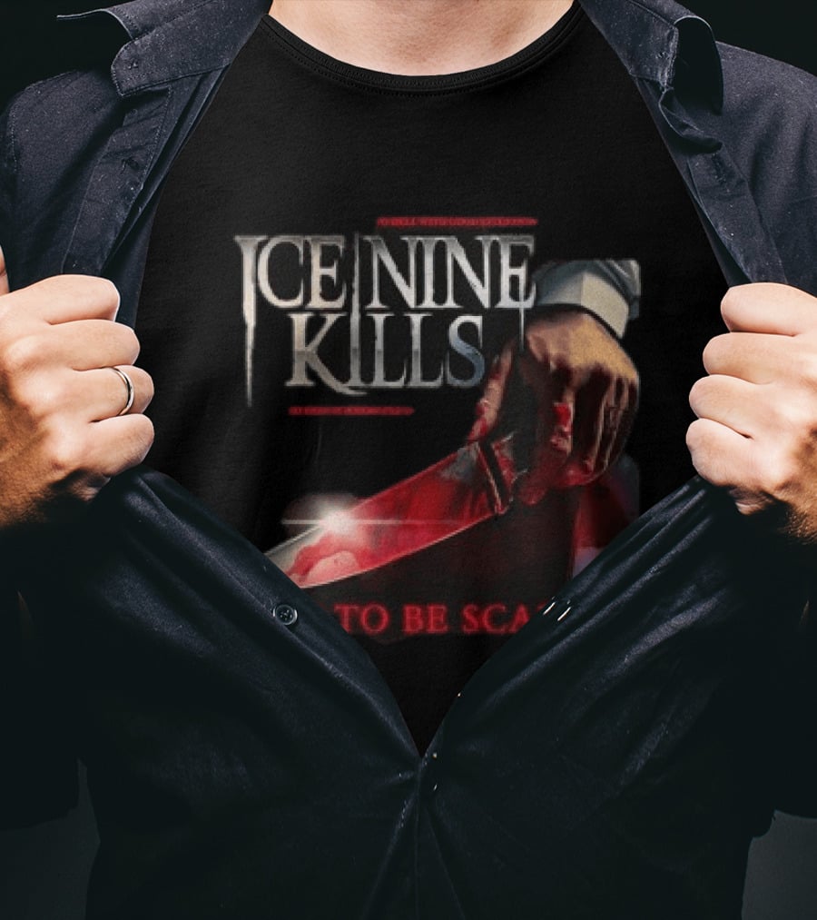 Ice Nine Kills Hip To Be Scared Bloody Knife T-Shirt