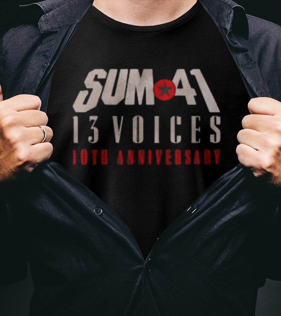 Sum 41 13 Voices 10th Anniversary T-Shirt