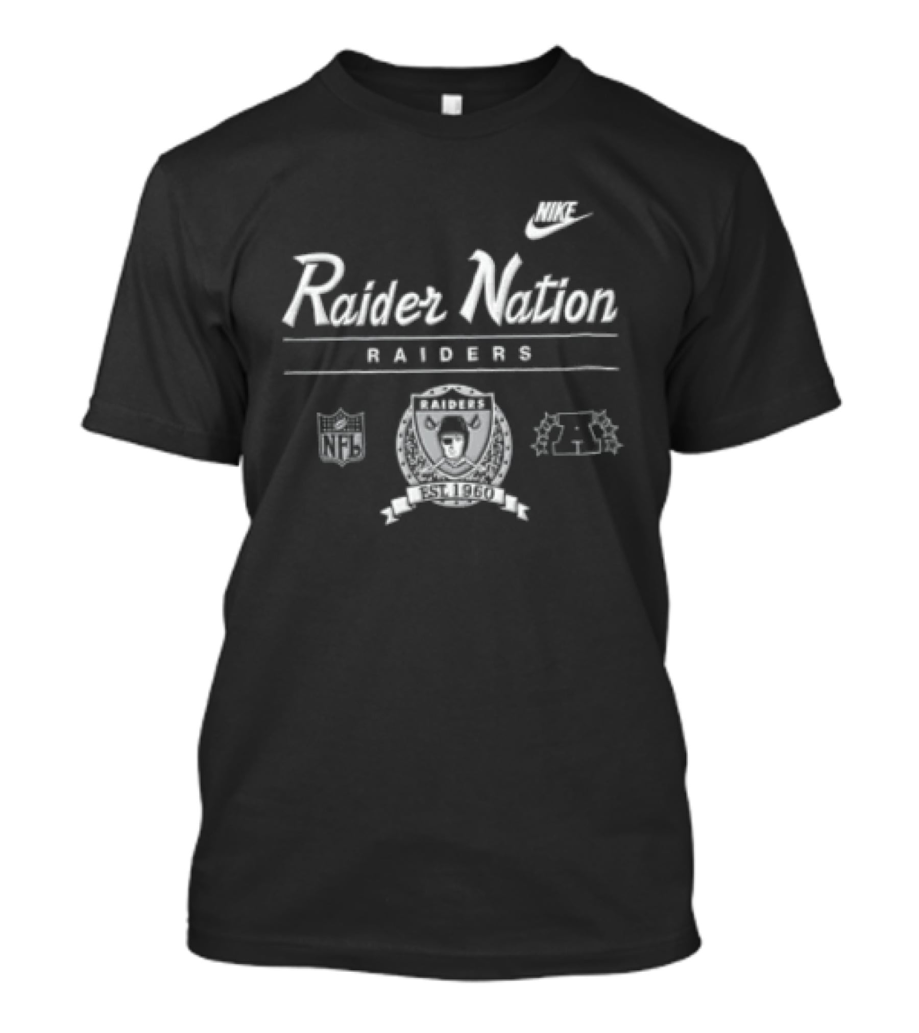 Raider Nation Raiders Shield 1960 Mike Washington Jr Las Vegas T-Shirt