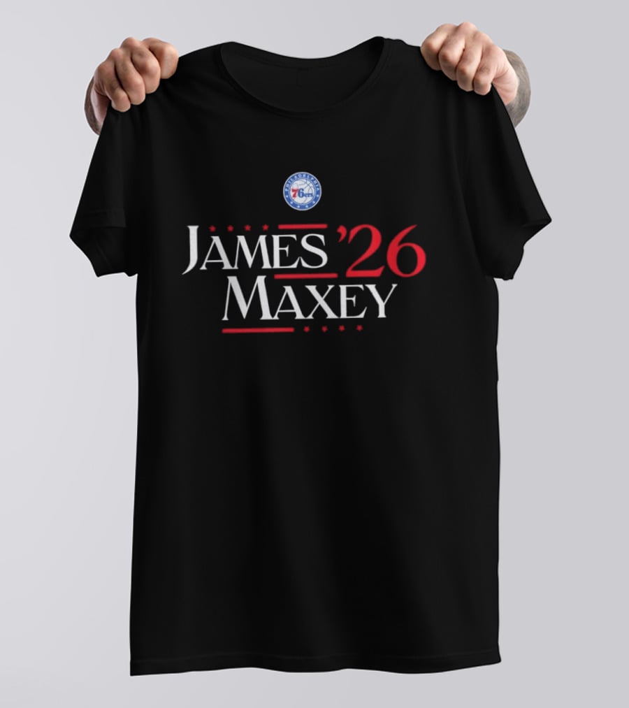Philadelphia 76ers James Maxey '26 Campaign T-Shirt