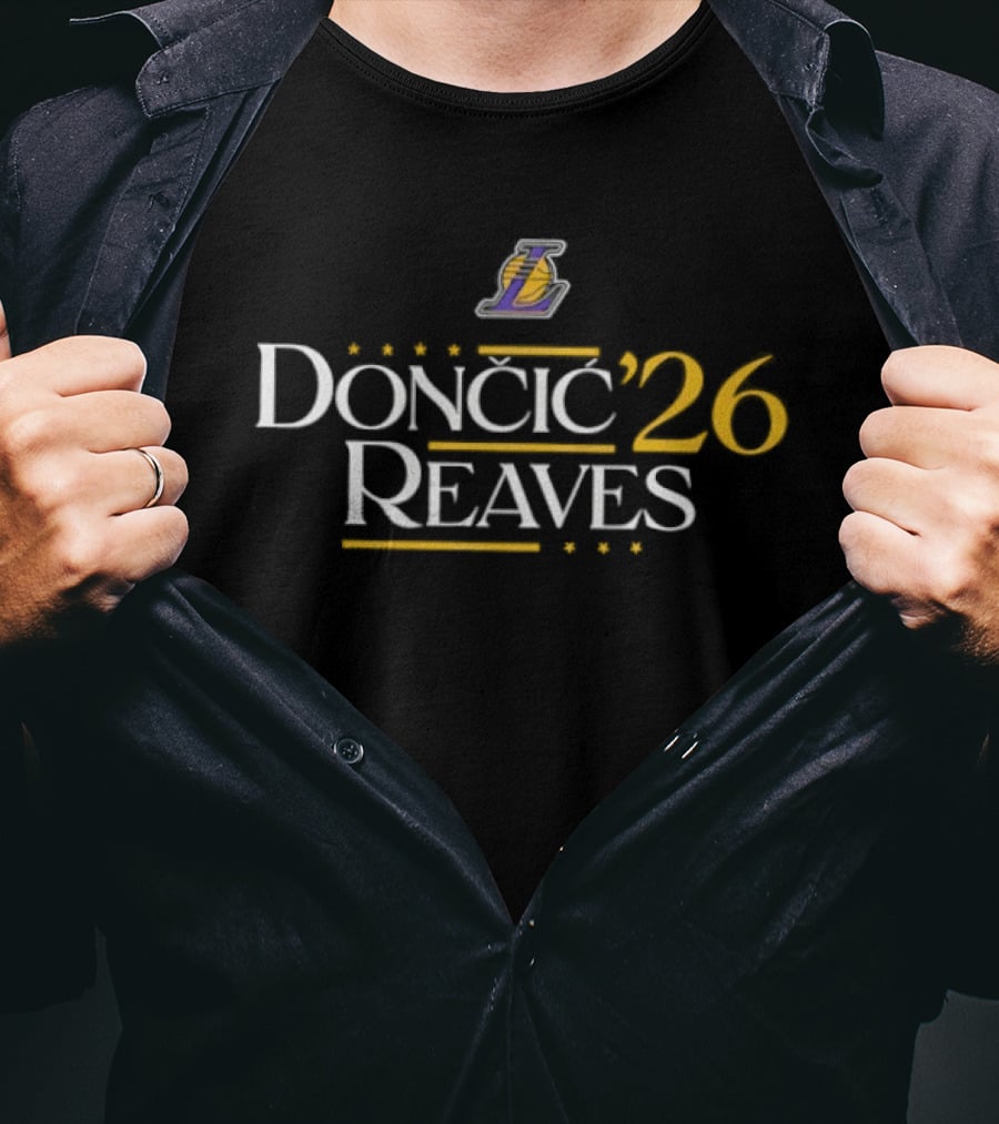 Doncic Reaves 2026 Lakers Campaign T-Shirt