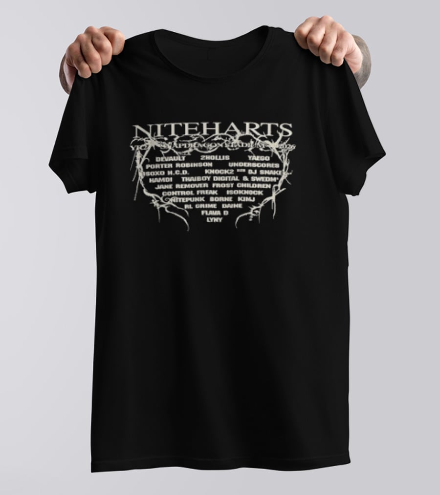 Niteharts Store Willow Lovers Poetic Verse Dreamer Mystique Journey Embrace Phase Nine T-Shirt