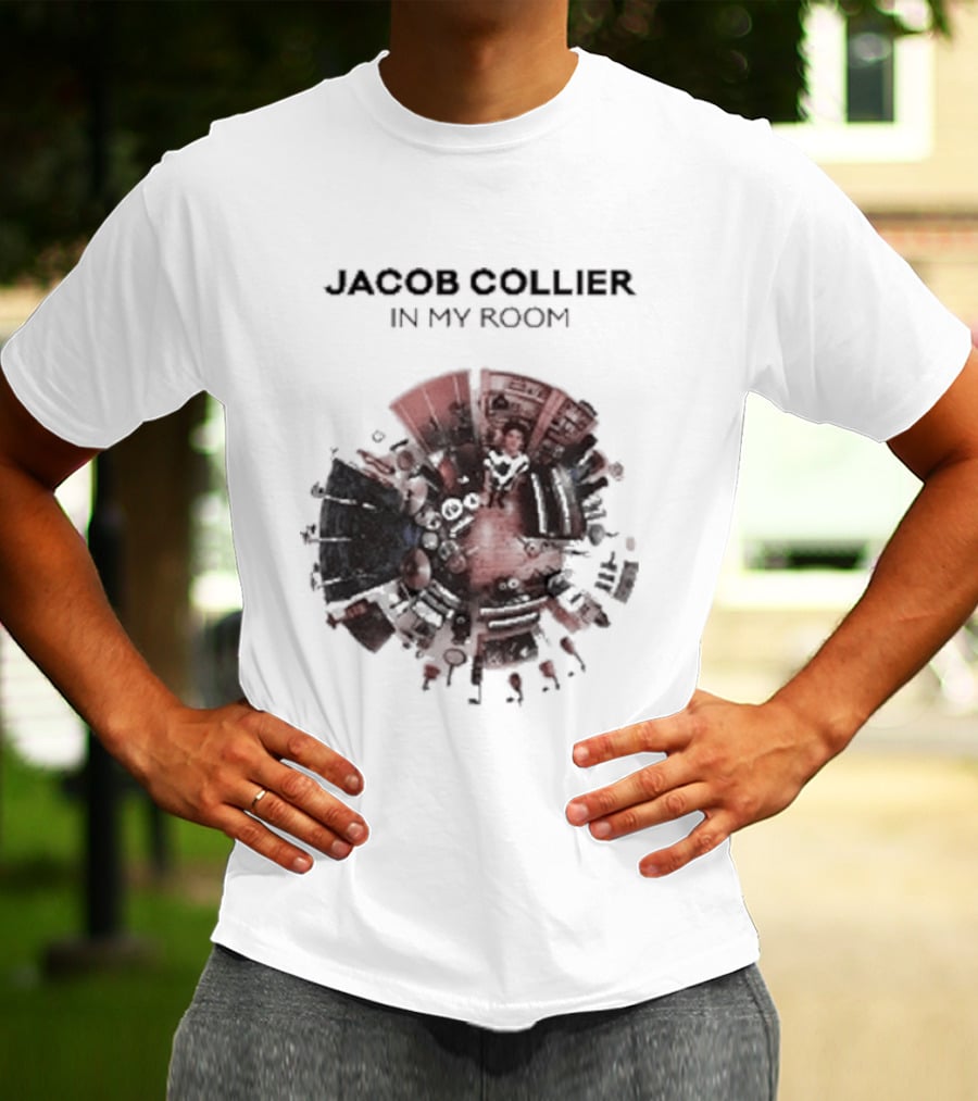 Jacob Collier In My Room Album Abstract Circular T-Shirt
