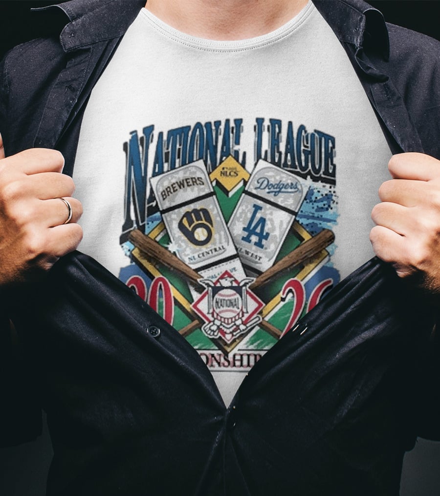 Milwaukee Brewers Los Angeles Dodgers 2026 National League Championship Series Matchup T-Shirt
