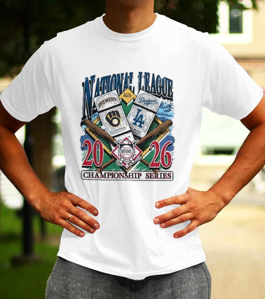 Milwaukee Brewers Los Angeles Dodgers 2026 National League Championship Series Matchup T-Shirt