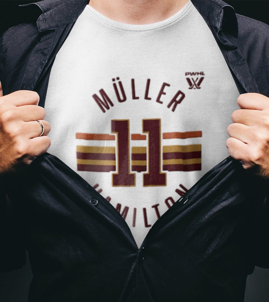 Müller Hamilton 11 Stripes PWHL T-Shirt