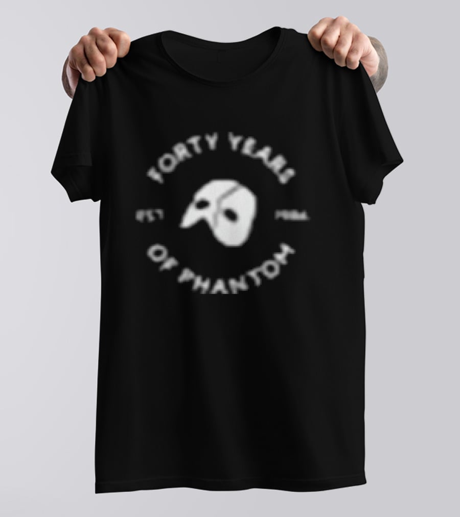 Andrew Lloyd Webber Phantom 40 Years Celebration T-Shirt
