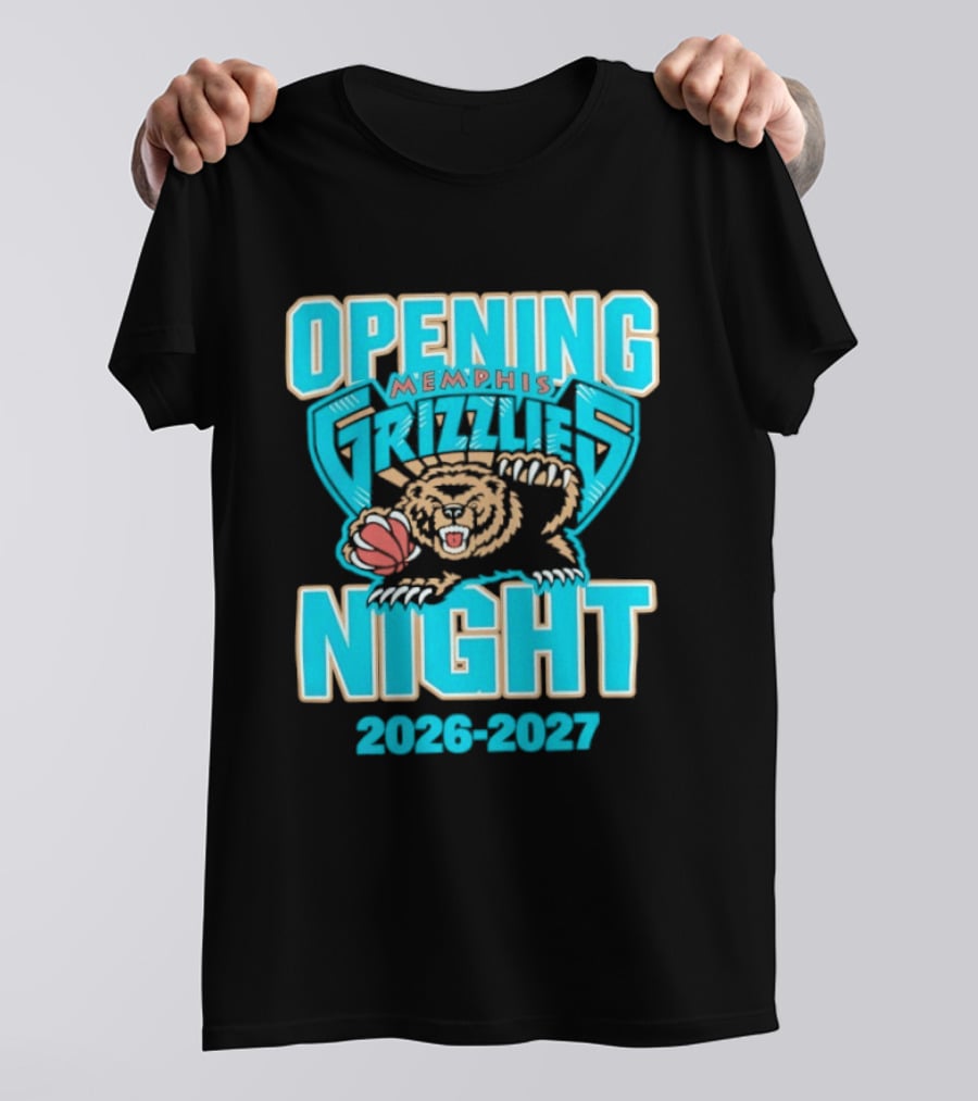 NBA Opening Night 2026 2027 Memphis Grizzlies T-Shirt