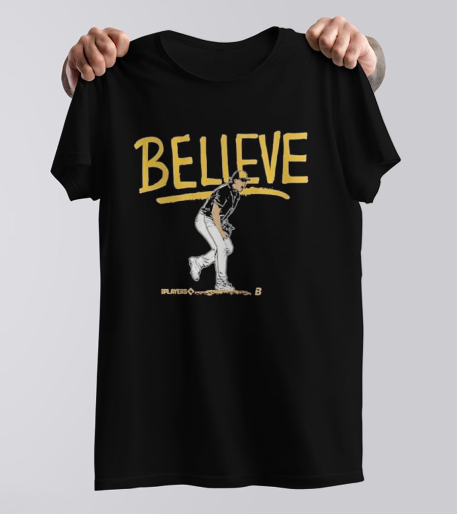 Garrett Mitchell Milwaukee Brewers Believe Runner T-Shirt