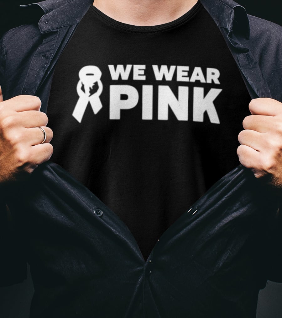 We Wear Pink Breast Cancer Awareness Grizzlies T-Shirt