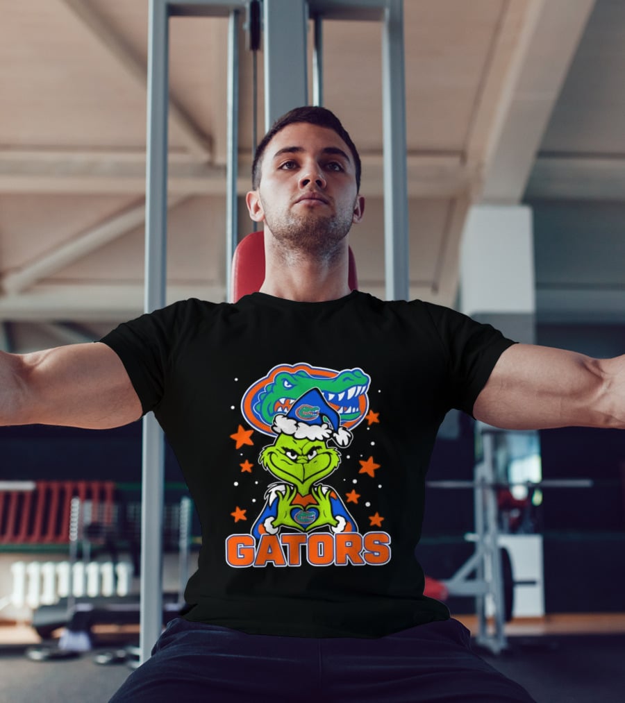 Florida Gators Grinch Christmas College Football Fan T-Shirt