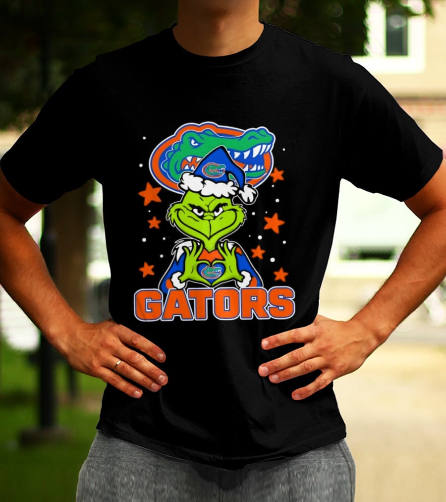 Florida Gators Grinch Christmas College Football Fan T-Shirt