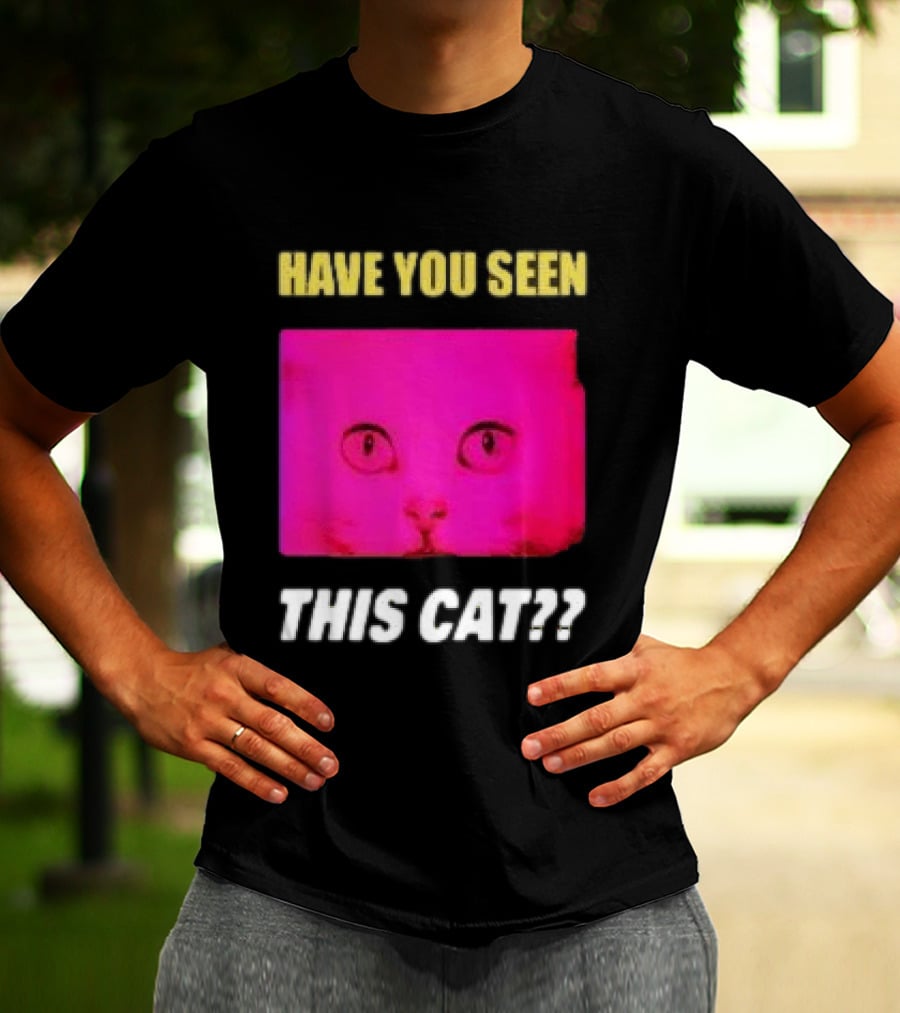 Have You Seen This Cat Tomora Store T-Shirt