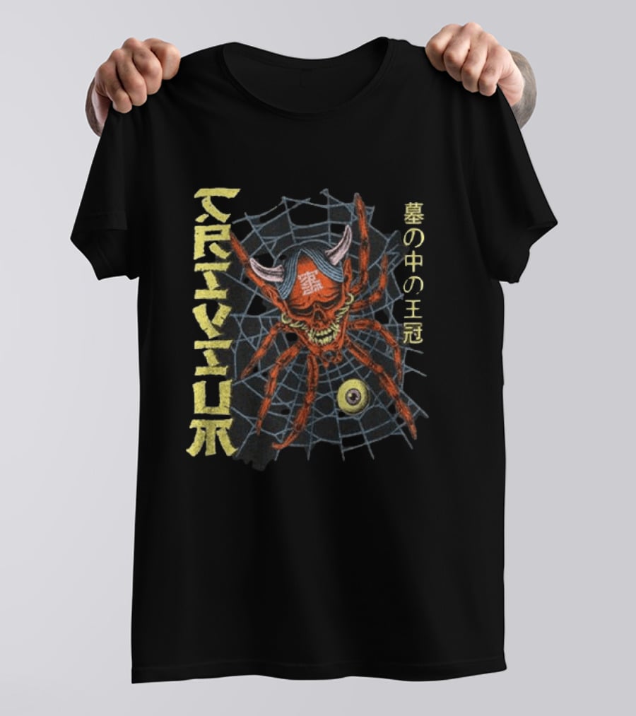 Trivium Jorogumo Kanji Crown In The Cocoon T-Shirt