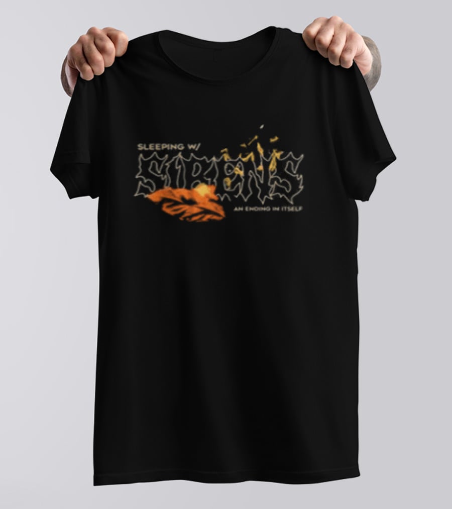 Sleeping With Sirens Fiery Tree And Branches Unending T-Shirt