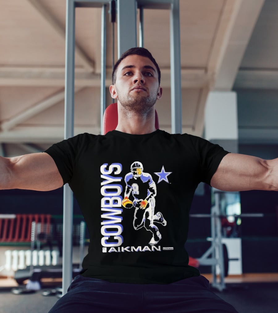 Cowboys Aikman 8 Dallas Star Gameday T-Shirt