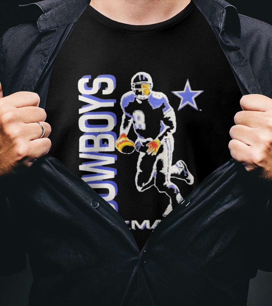 Cowboys Aikman 8 Dallas Star Gameday T-Shirt