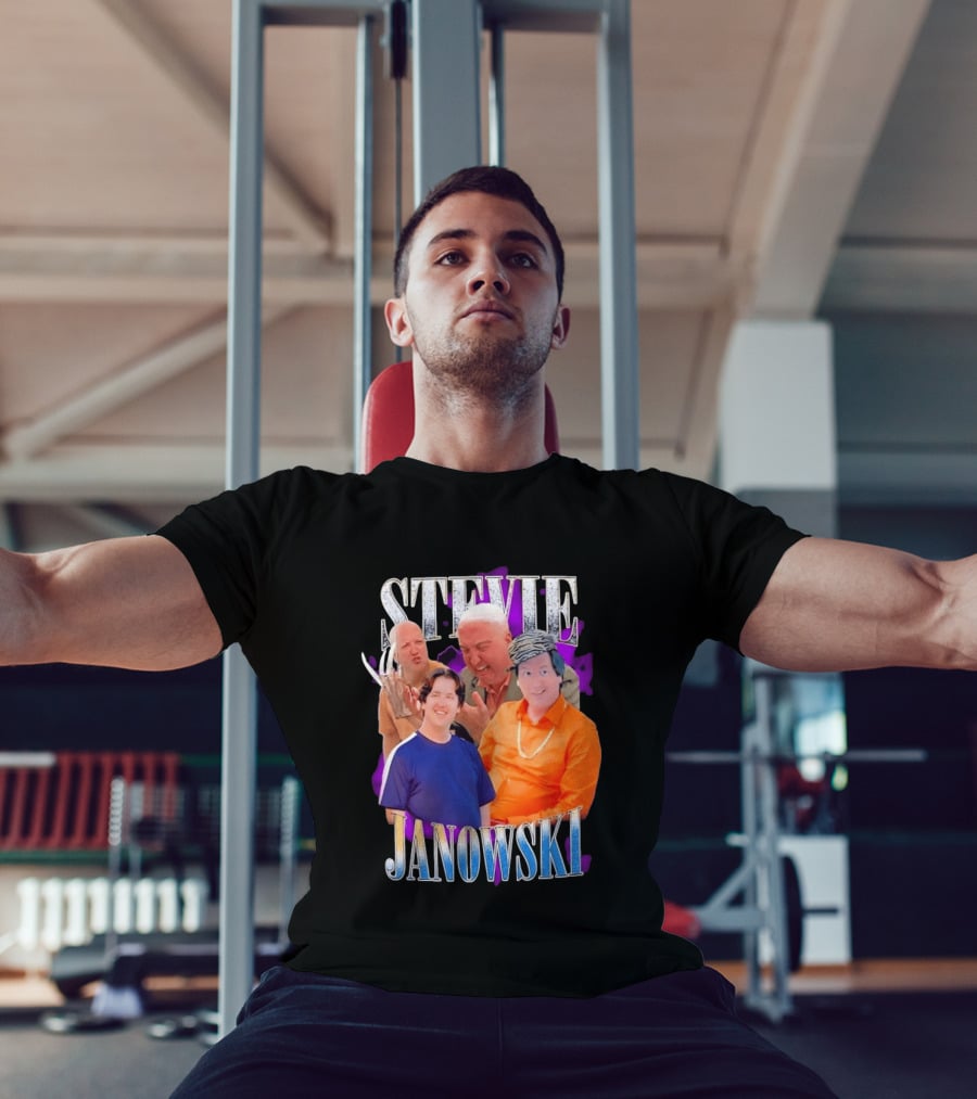 Stevie Janowski Comedy Collage Bootleg T-Shirt