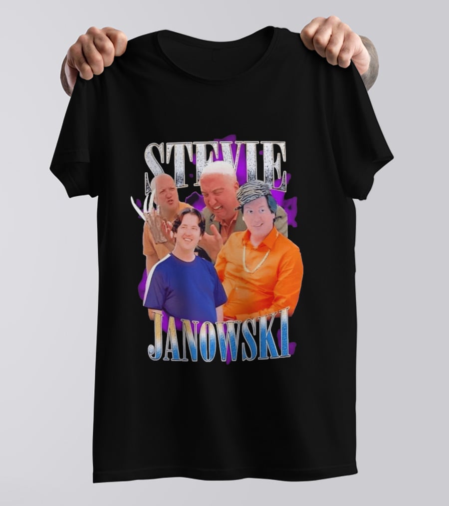Stevie Janowski Comedy Collage Bootleg T-Shirt