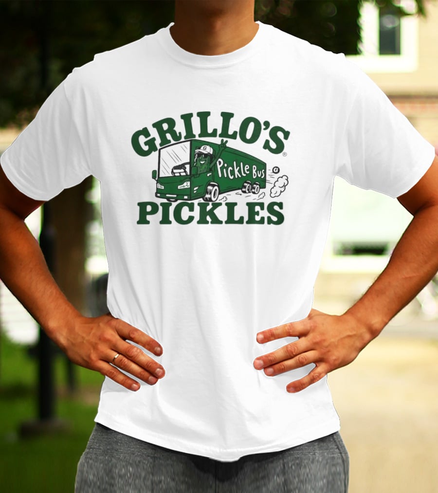 Basement Grillo's Pickles Pickle Bus T-Shirt