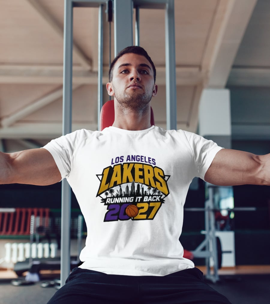 Los Angeles Lakers Running It Back Skyline NBA 2027 T-Shirt