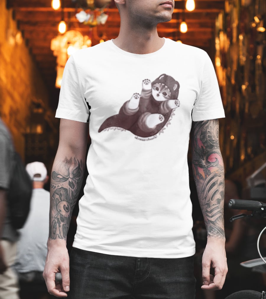 Mofusand Skreeonk Kaiju Cat Paws Playful T-Shirt