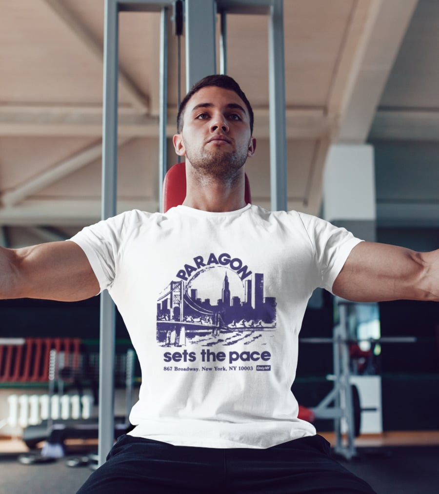 Only NY X Paragon Sports Sets The Pace 867 Broadway New York NY 10003 T-Shirt