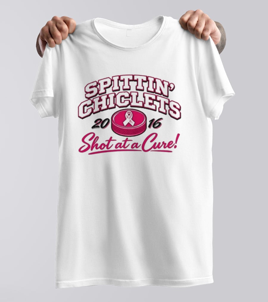 Spittin Chiclets Breast Cancer 2016 Shot At A Cure T-Shirt