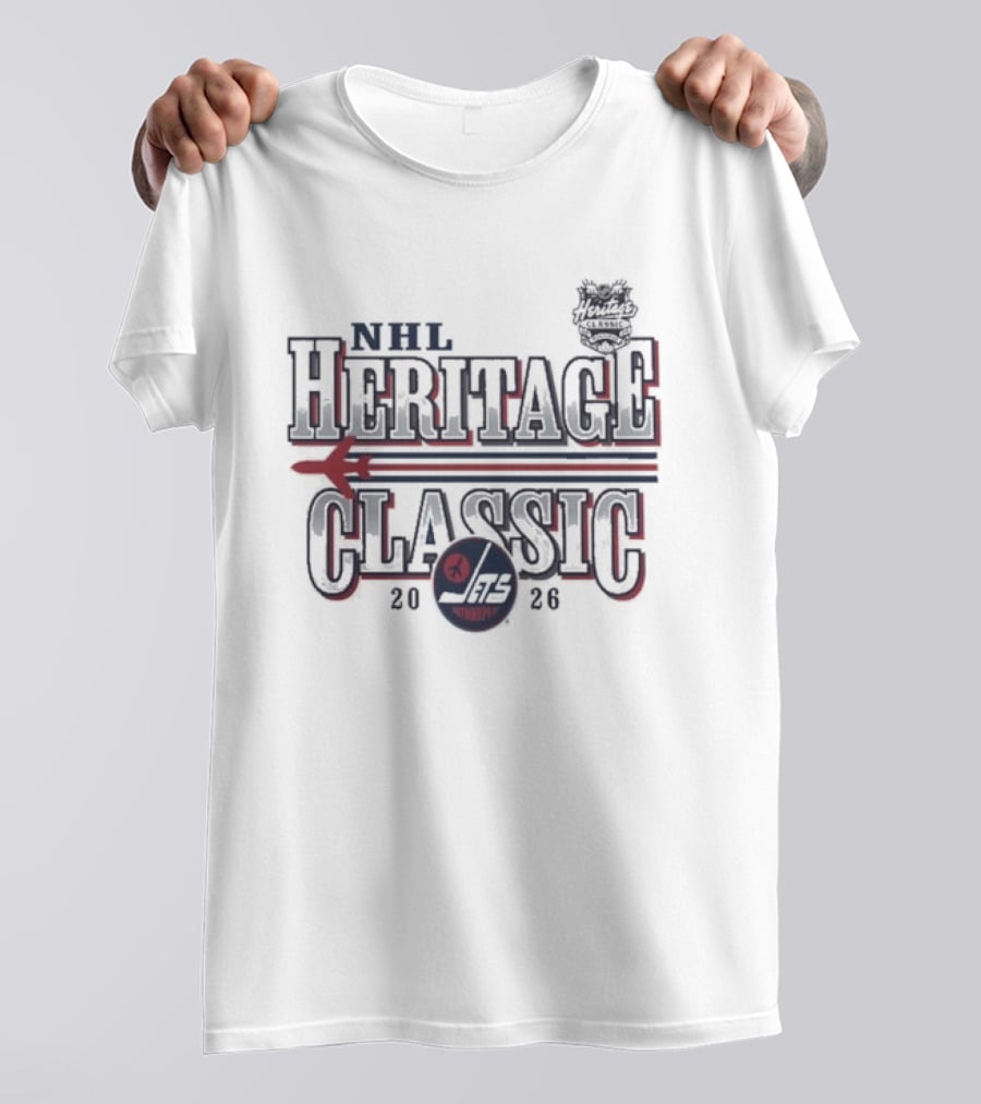 NHL Heritage Classic 2026 Winnipeg Jets Vintage Hockey Event T-Shirt