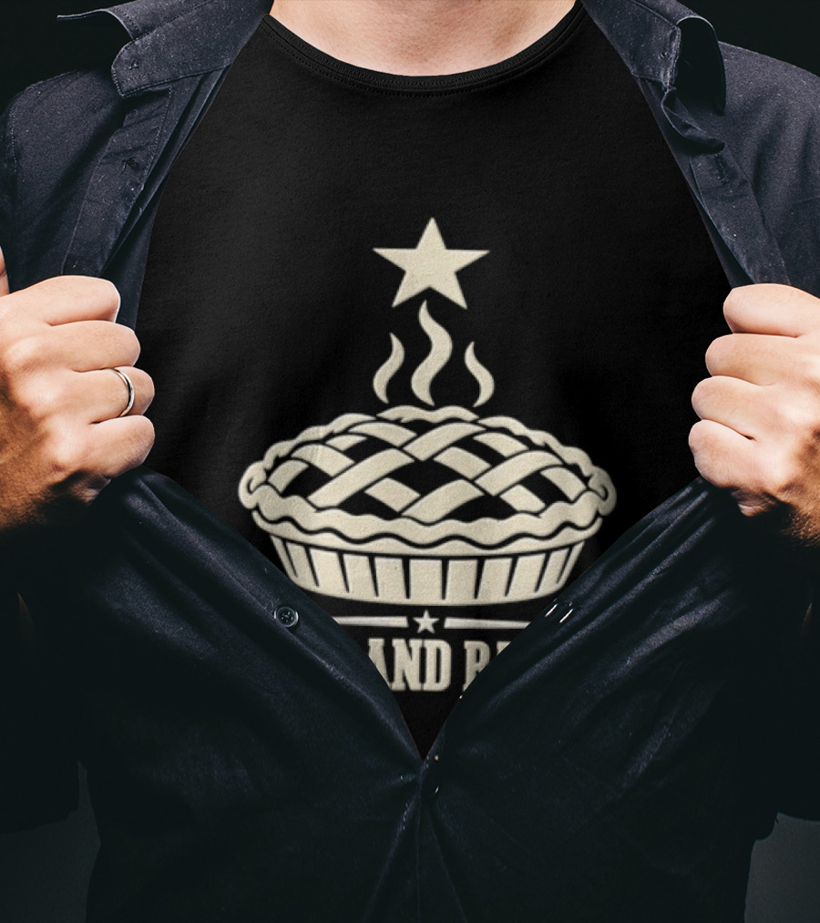 Come And Bake It Pie Star Icon Lattice T-Shirt