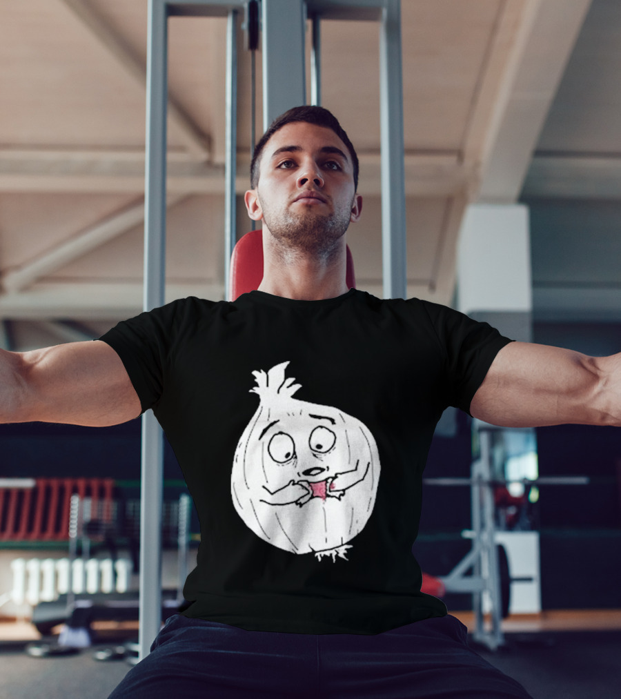 Garlic Shrinkage Funny Cartoon Onion T-Shirt