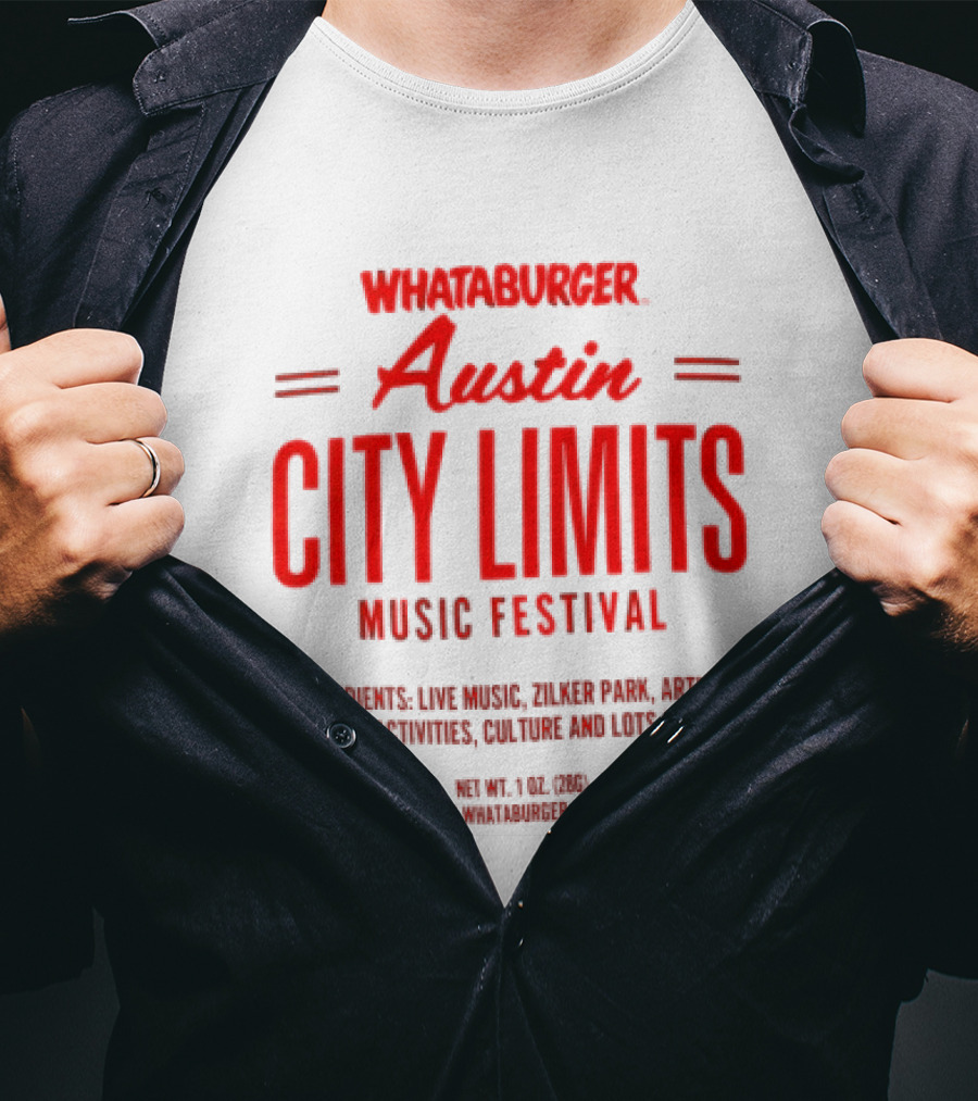 Whataburger Austin City Limits Music Festival Zilker Park Live Music Food Art Austin Texas T-Shirt