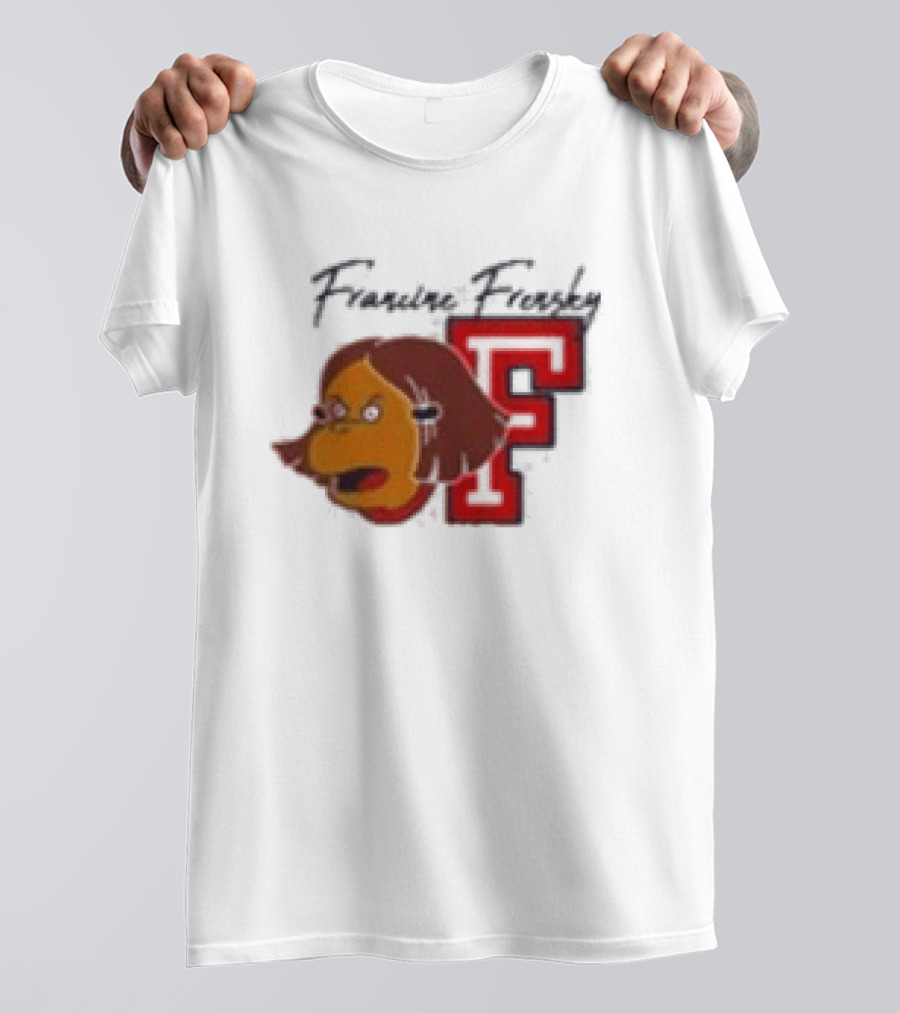 Francine Frensky F Arthur Cartoon Character Face Animation T-Shirt
