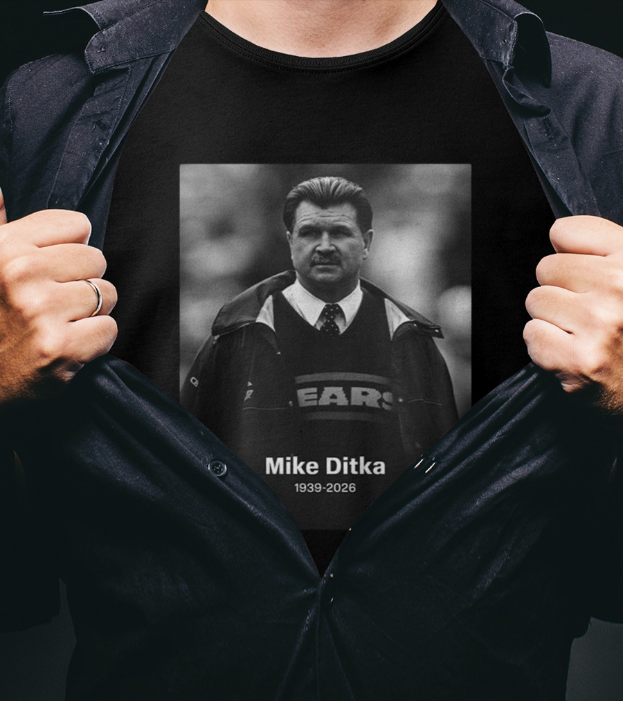 Mike Ditka 1939 2026 Bears Coach NFL T-Shirt