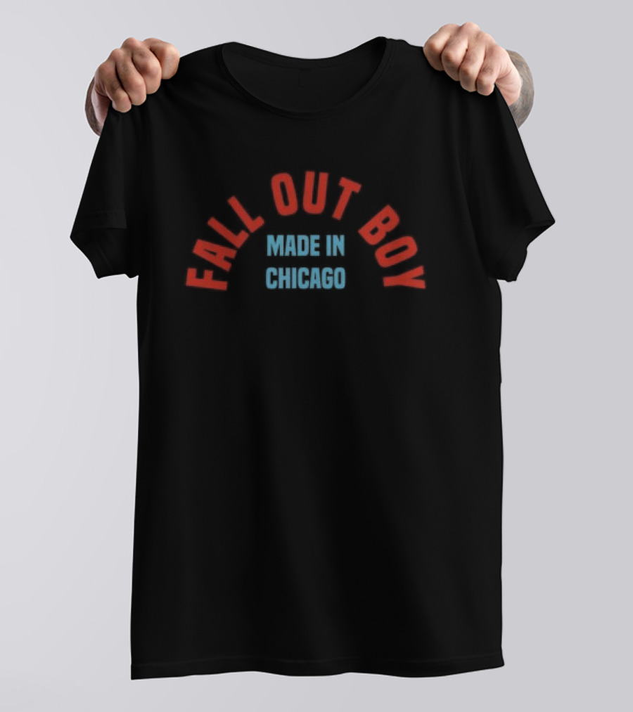 Fall Out Boy Made In Chicago Ringer Rock Sound Shop T-Shirt