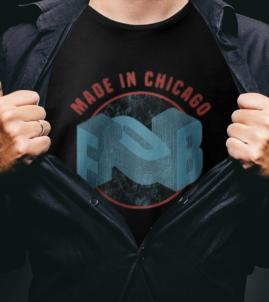 FOB Made In Chicago Rock Sound Shop Fall Out Boy T-Shirt