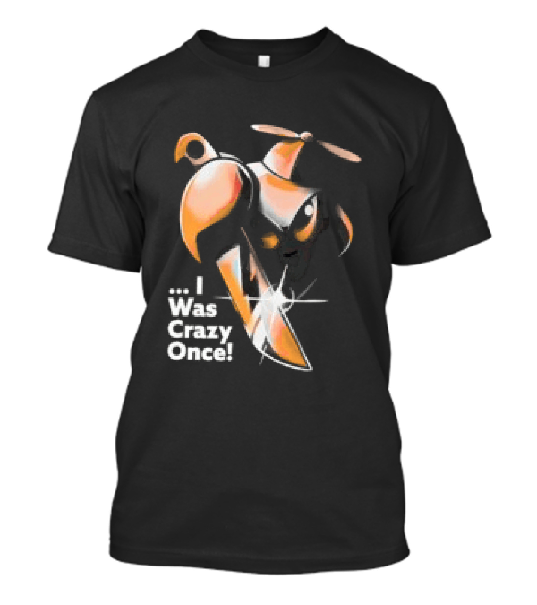 Smii7y I Was Crazy Once Unhinged T-Shirt