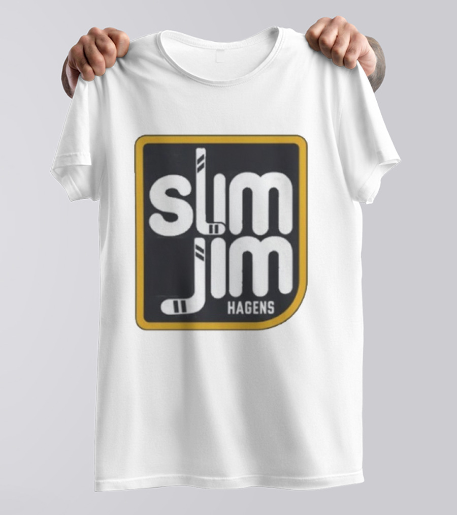 Hagens Slim Jim Hockey Stick Visual T-Shirt