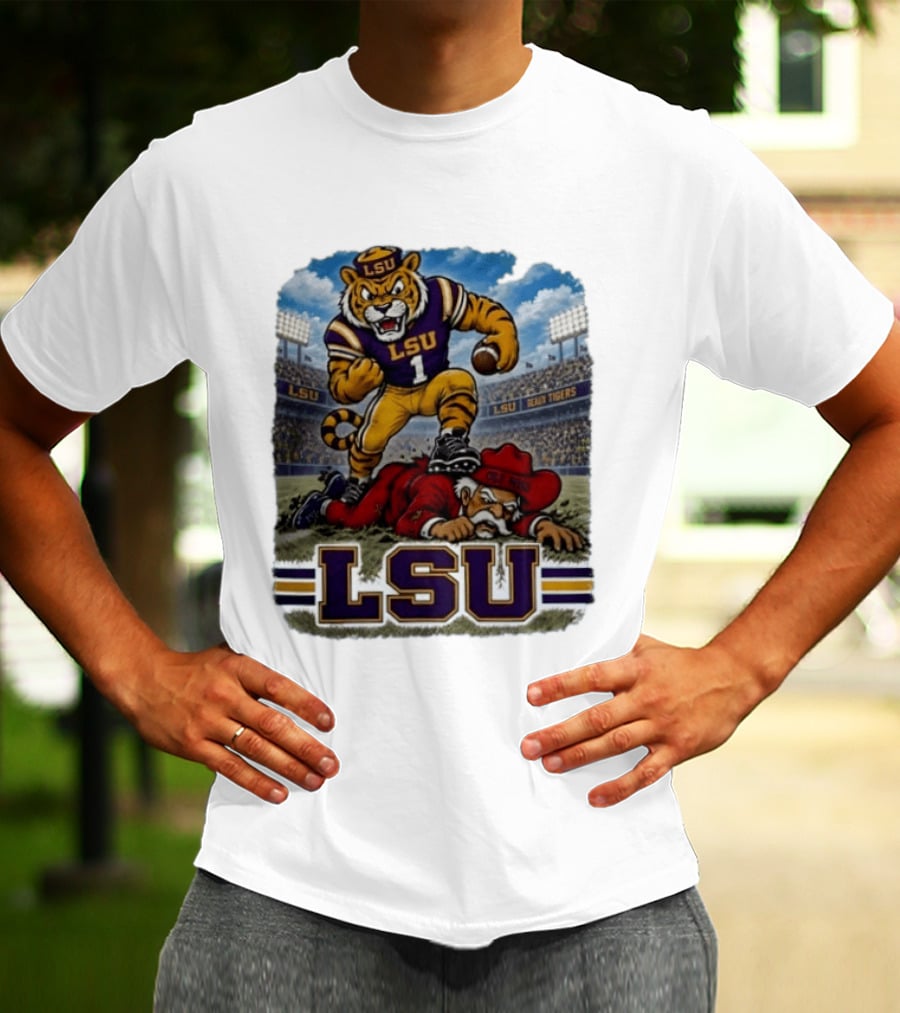 LSU Tigers Victory Over Ole Miss Rebels 2026 Football Rivalry T-Shirt