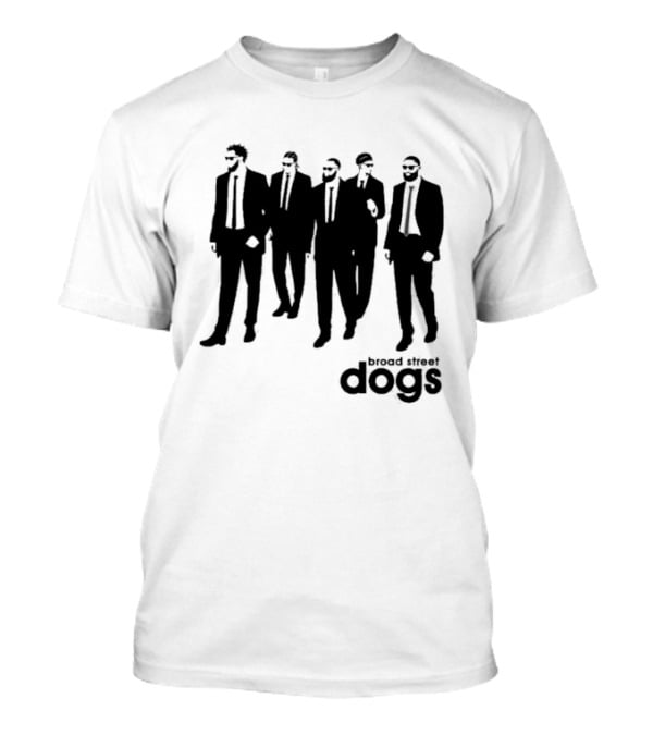 Philadelphia 76ers Broad Street Dogs Reservoir Dogs T-Shirt
