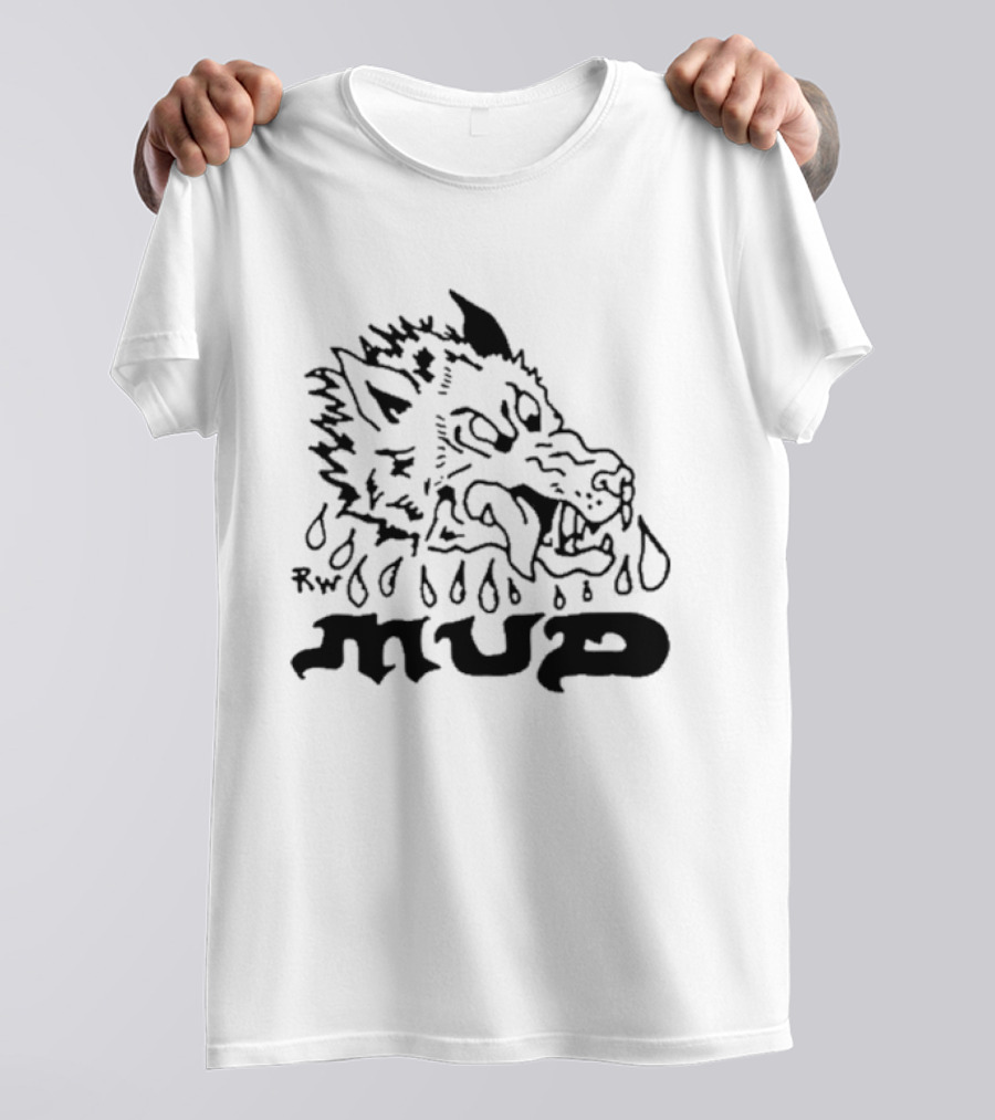 Remi Wolf Mud Rw Wolf Head Liquid Drips T-Shirt