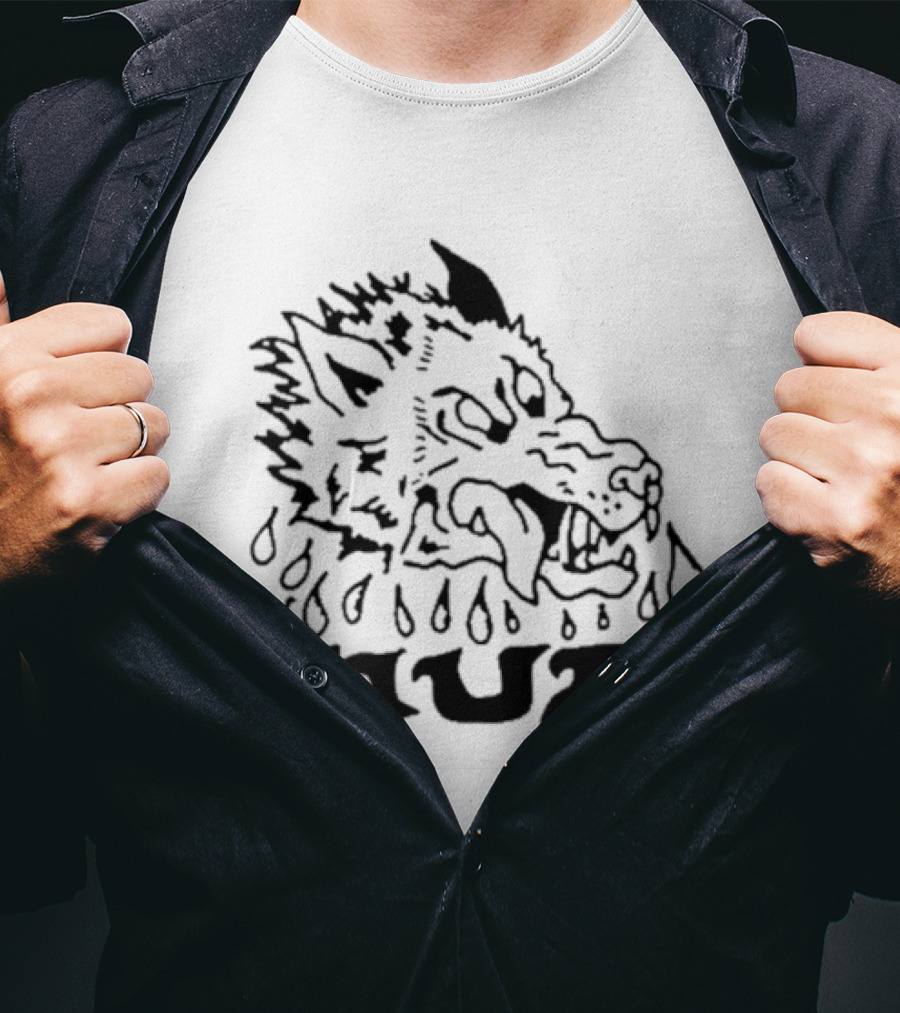 Remi Wolf Mud Rw Wolf Head Liquid Drips T-Shirt