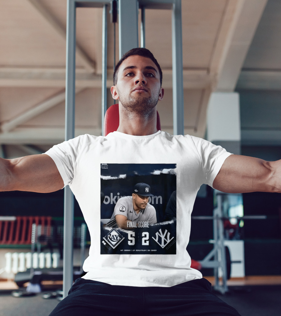 Final Score Tampa Bay Rays 5 New York Yankees 2 ALDS T-Shirt