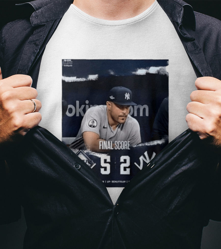 Final Score Tampa Bay Rays 5 New York Yankees 2 ALDS T-Shirt